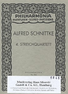 Streichquartett Nr.4 Studienpartitur