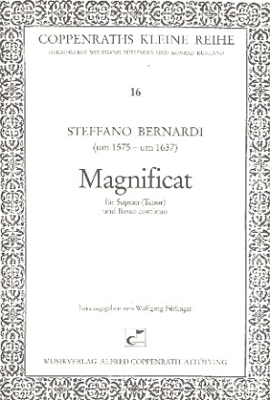 Magnificat fr Sopran (Tenor) und Bc