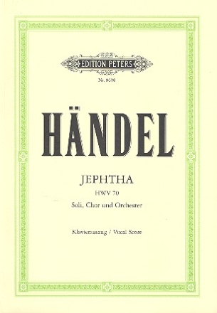 Jephta fr Soli, Chor und Orchester Klavierauszug
