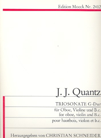 Triosonate G-Dur fr Oboe, Violine und Bc