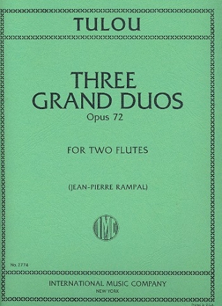 3 grand duos op.72 for 2 flutes