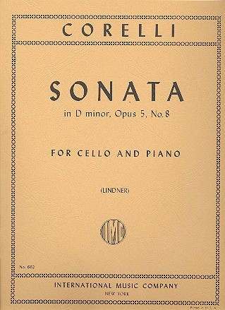 Sonata d minor op.5,8 for cello and piano
