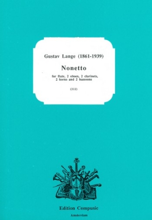 Nonetto for lute, 2 oboes, 2 clarinets, 2 horns and 2 bassoons Partitur und Stimmen
