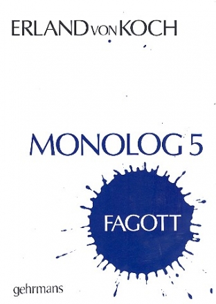 Monolog 5 fr Fagott
