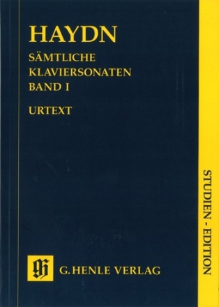 Smtliche Sonaten Band 1 fr Klavier Studien Edition