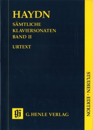 Smtliche Klaviersonaten Band 2  Studien Edition