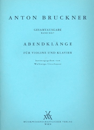 Abendklnge fr Violine und Klavier