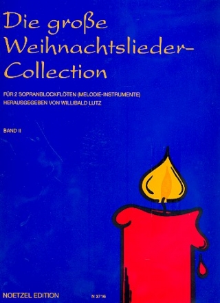 Die groe Weihnachtslieder-Collection Band 2 fr 2 Sopanblockflten, Gitarre ad lib.