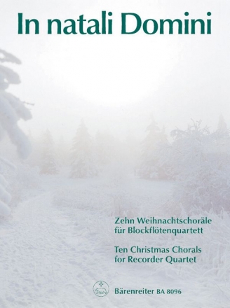 In natali Domini 10 Weihnachts- chorle fr Blockfltenquartett