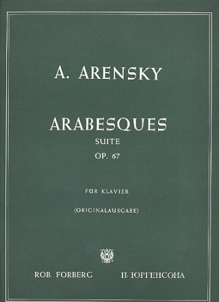 Arabesques op.67 Suite fr Klavier