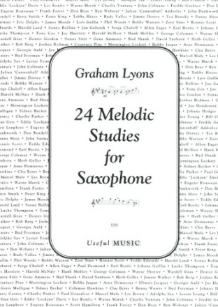 24 melodic Studies for saxophone