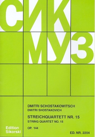 Streichquartett Nr.15 op.144 Stimmen