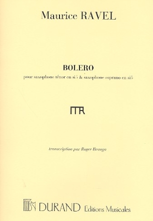 Bolero pour saxophone tenor et piano