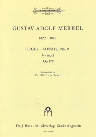 Sonate h-Moll Nr.8 op.178 fr Orgel