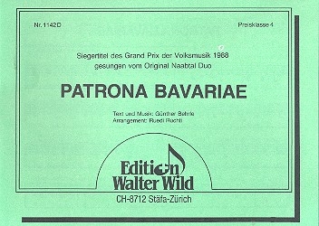 Patrona bavariae fr diatonische Handharmonika mit Text