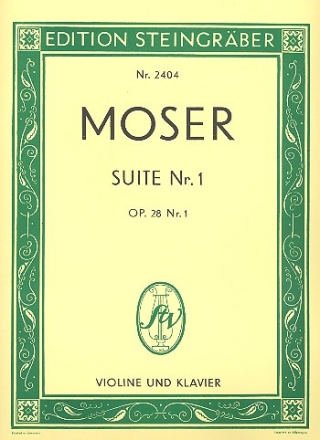 Suite Nr.1 op.28,1 fr Violine und Klavier