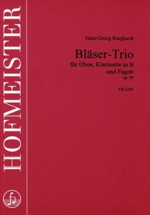 Trio op.99 fr Oboe, Klarinette und Fagott Partitur und Stimmen