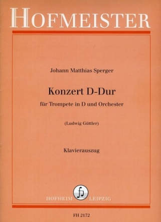 Konzert D-Dur fr Trompete in D und Orchester fr Trompete in D und Klavier