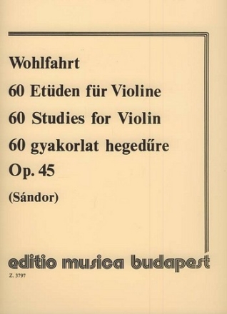 60 Etden op.45 fr Violine