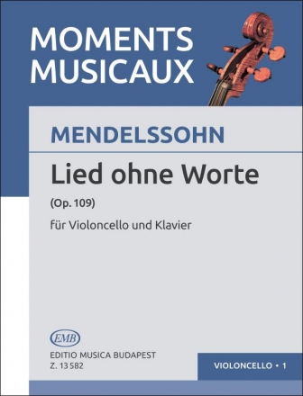 Lied ohne Worte op.109 fr Violoncello und Klavier