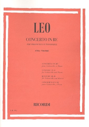 Concerto in re per violoncello e pianoforte