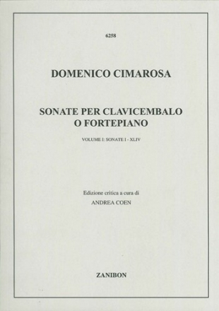 Sonate vol.1 (no.1-44)  per clavicembalo (pianoforte)