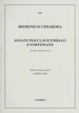 Sonate vol.1 (no.1-44)  per clavicembalo (pianoforte)