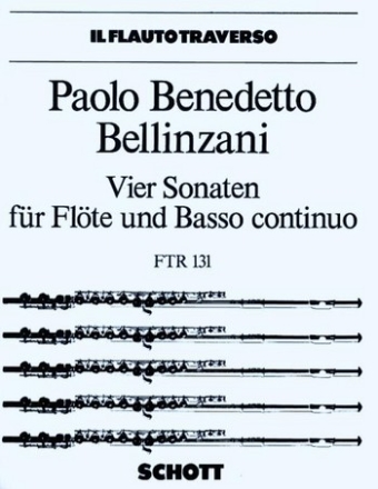 Vier Sonaten fr Flte (Alt-Blockflte) und Basso continuo