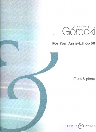 For You, Anne-Lill op. 58 fr Flte und Klavier