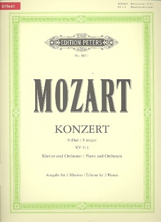 Konzert Nr.11 F-Dur KV413  fr Klavier und Orchester fr 2 Klaviere