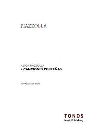 4 canciones portenas fr Gesang und Klavier