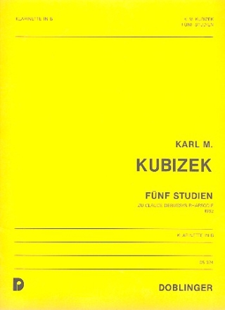 FUENF STUDIEN ZU CLAUDE DEBUSSYS RHAPSODIE FUER KLARINETTE