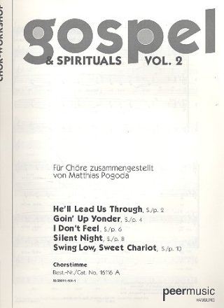 Gospels and Spirituals vol.2 fr Chre Chorstimme