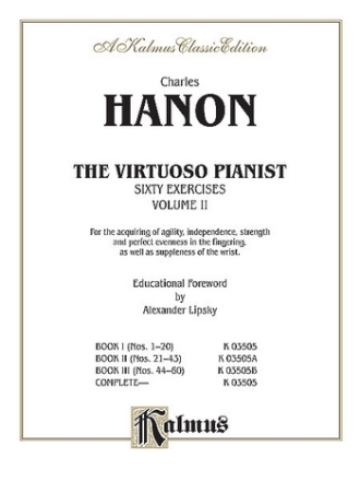 The Virtuoso Pianist book 2 nos.21-43 for piano