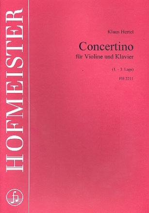 Concertino fr Violine und Klavier