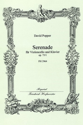 Serenade op.75,1 fr Violoncello und klavier