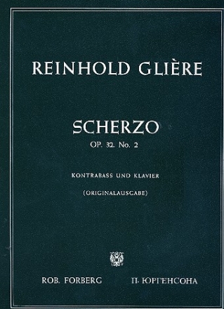 Scherzo op.32,2 fr Kontraba und Klavier