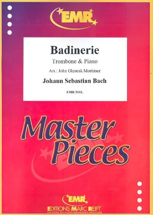 Badinerie fr Posaune (Baschlssel) und Klavier