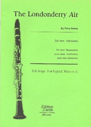 The Londonderry Air Easy Duets for 2 clarinets score