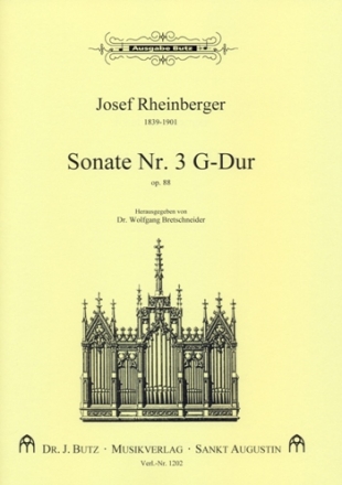 Sonate G-Dur Nr.3 op.88 fr Orgel