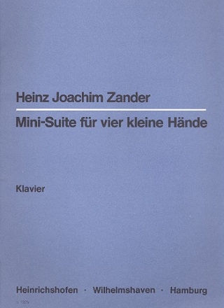 Mini-Suite fr 4 kleine Hnde fr Klavier