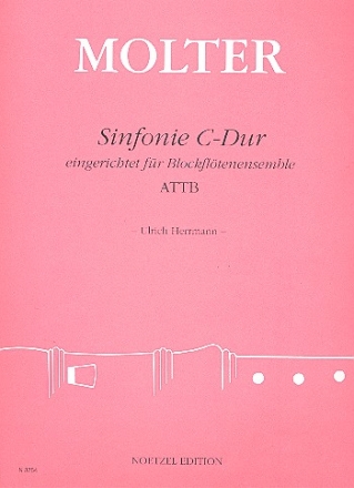 Sinfonie C-Dur fr Blockfltenensemble (ATTB) Partitur und Stimmen