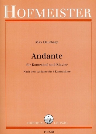 Andante fr Kontrabass und Klavier