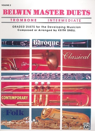 Belwin Master Duets vol.2 for trombone intermediate