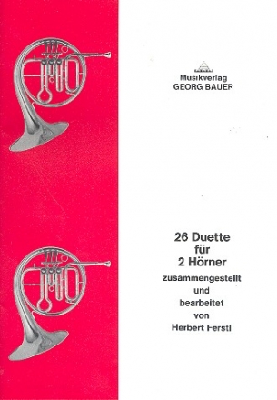 26 Duette fr 2 Hrner