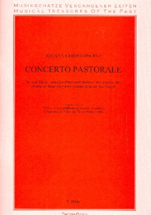 Concerto pastorale fr 2 Blockflten (Flten), Streicher  und Cembalo fr 2 Blockflten (Flten) und Klavier (Cembalo) Partitur und Stimmen