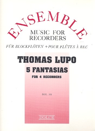 5 Fantasia  for 4 recorders (AATB)