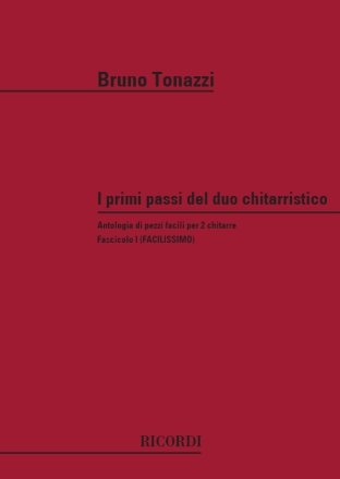 I PRIMI PASSI DEL DUO CHITARRISTICO VOLUME 2 LEICHTE STUECKE FUER 2 GITARREN