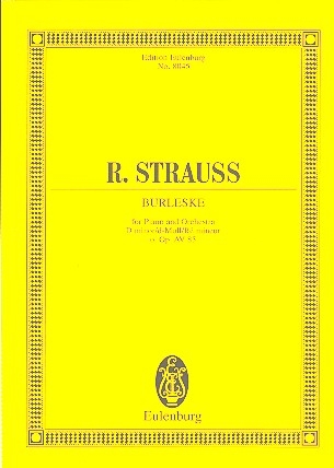 Burleske d-Moll fr Klavier und Orchester Studienpartitur