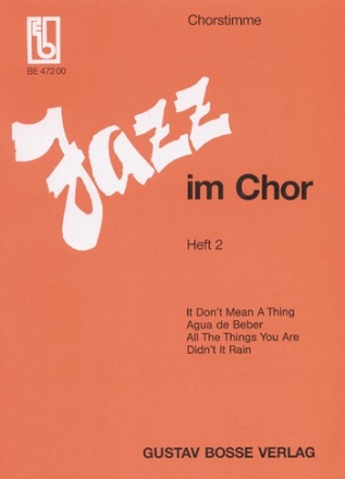 Jazz im Chor Band 2 Chorstimme